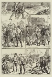 Skizzen bei der Brighton Volunteer Review